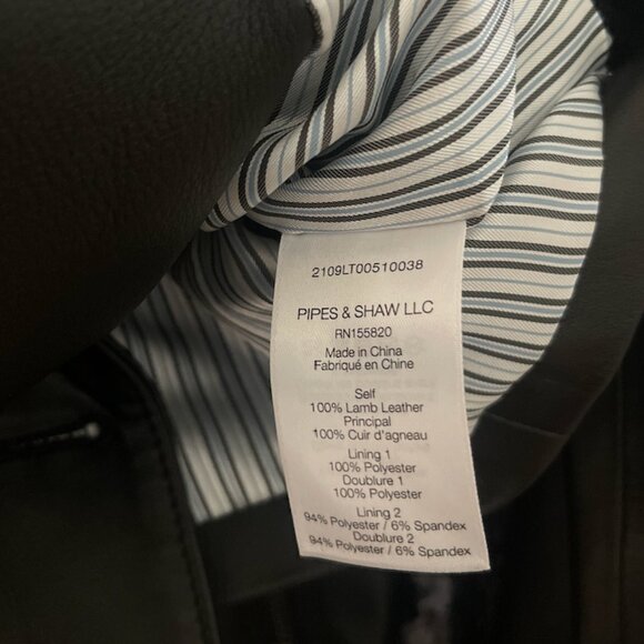 Veronica Beard- Black Lamb Leather Blazer - Picture 2 of 3